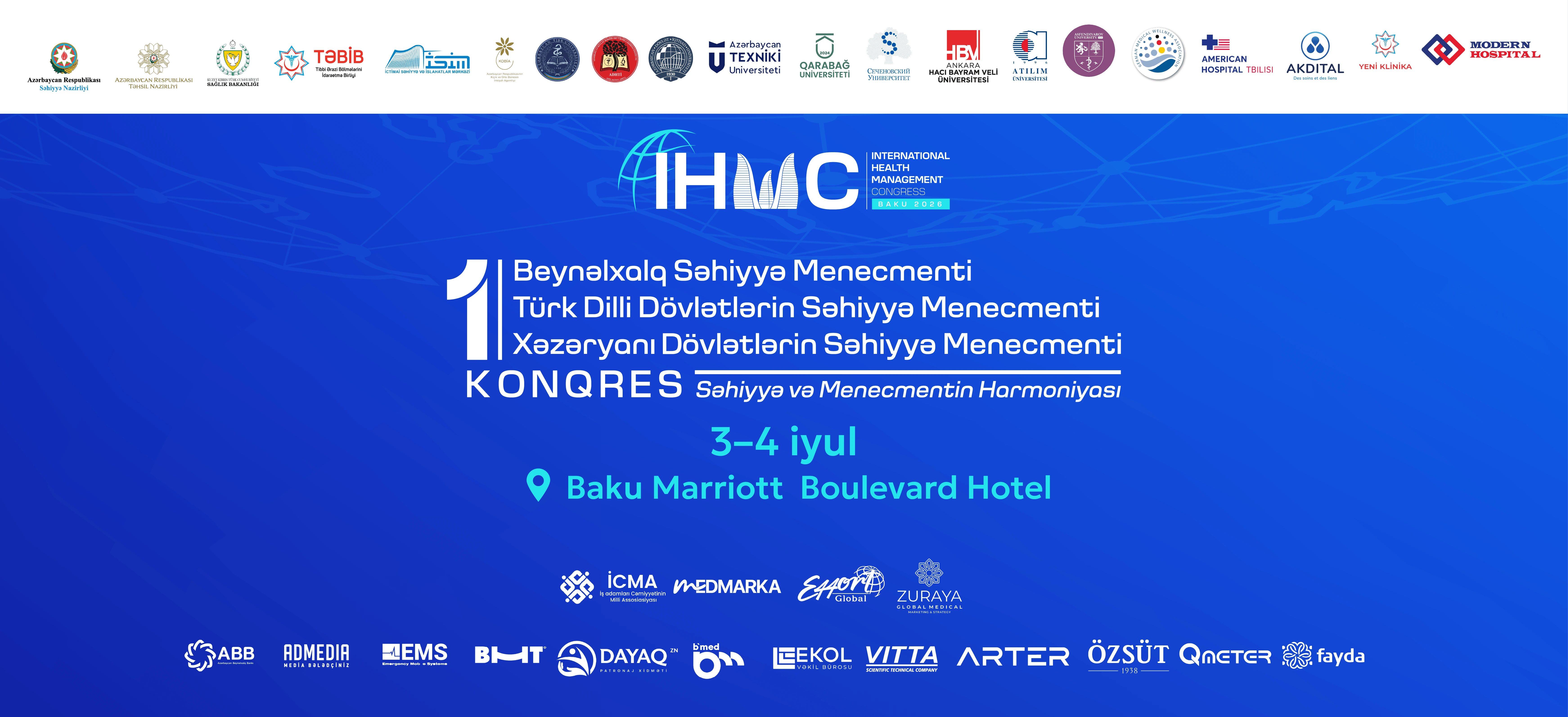 International Health Managemant Congress - Səhiyyə və Menecmentin Harmoniyası